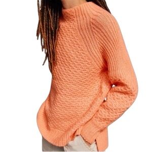 Anthropologie Bia Mock Neck Tunic Sweater